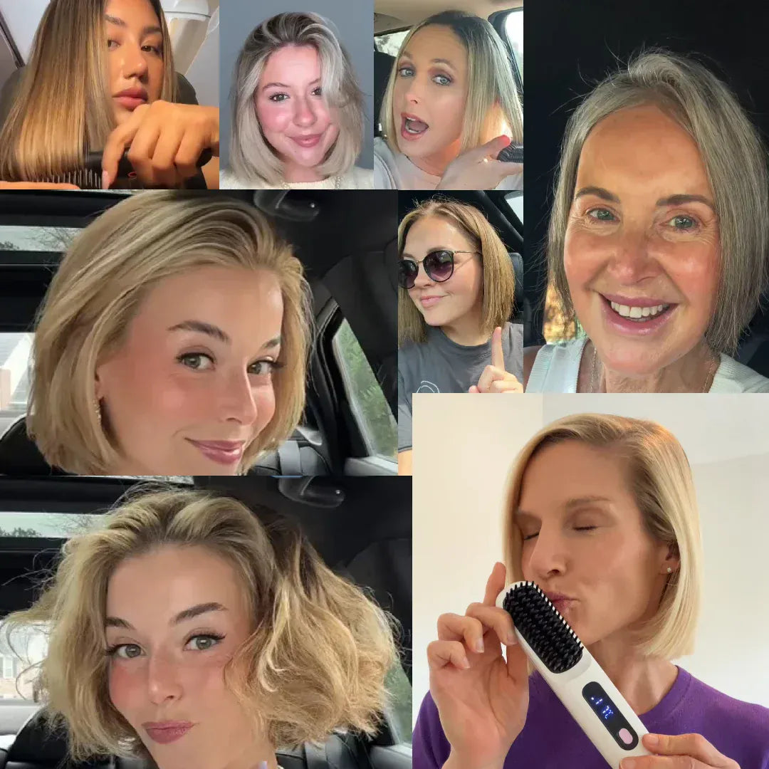 La PREMIÈRE brosse intelligente pour cheveux courts