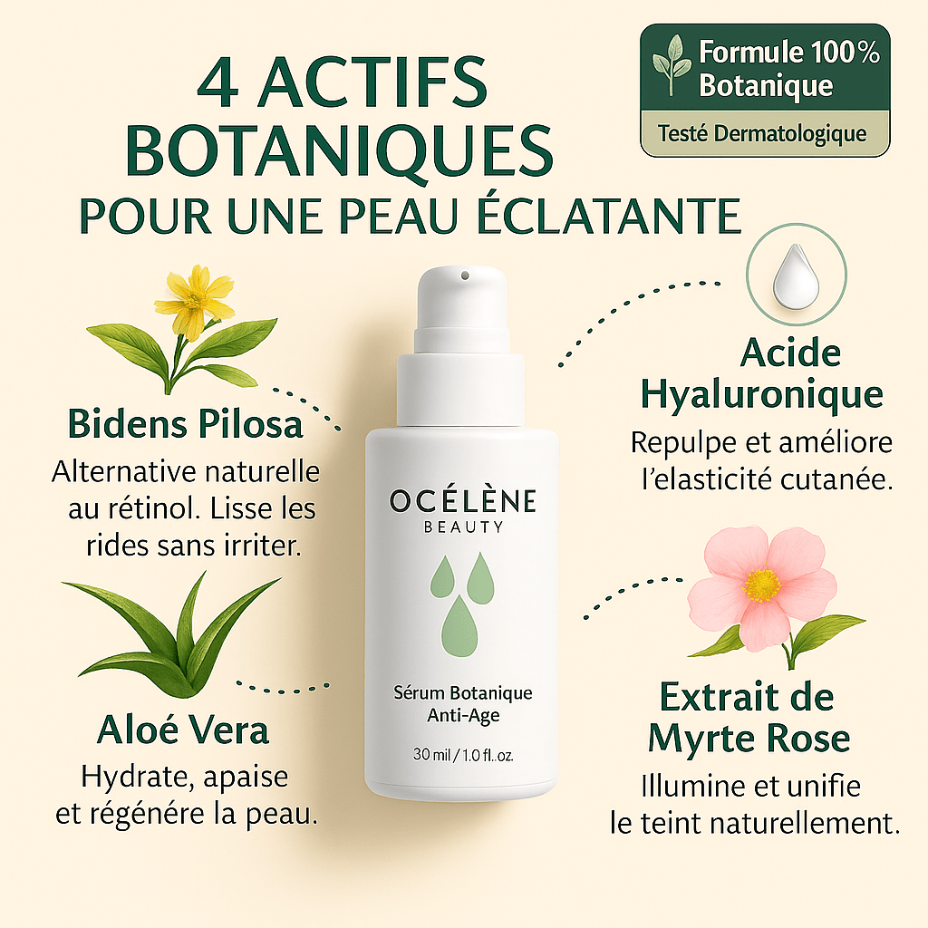 Sérum Botanique – Soin Éclat Anti-Rides & Anti-Taches