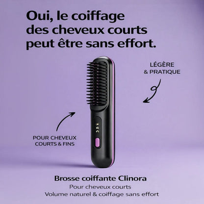 La PREMIÈRE brosse intelligente pour cheveux courts